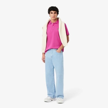  Lacoste L.12.12 Erkek Classic Fit Pembe Polo