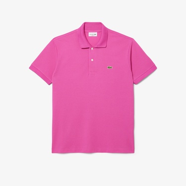  Lacoste L.12.12 Erkek Classic Fit Pembe Polo