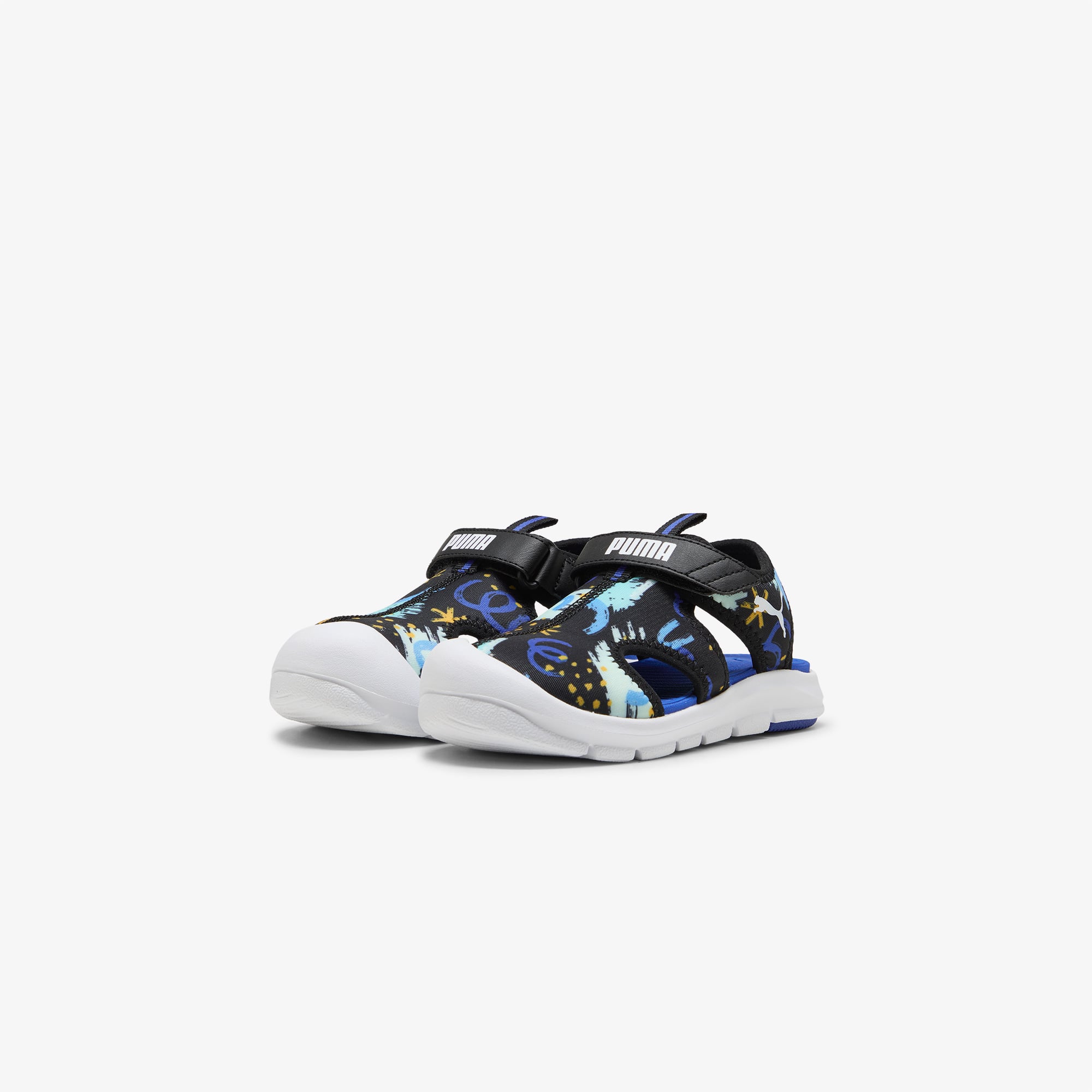 Puma Puma Fun Racer Aopvps Çocuk Siyah Sandalet Sandalet & Terlik | FashFed Siyah - 4. görsel