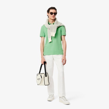  Lacoste Paris Erkek Regular Fit Yeşil Polo