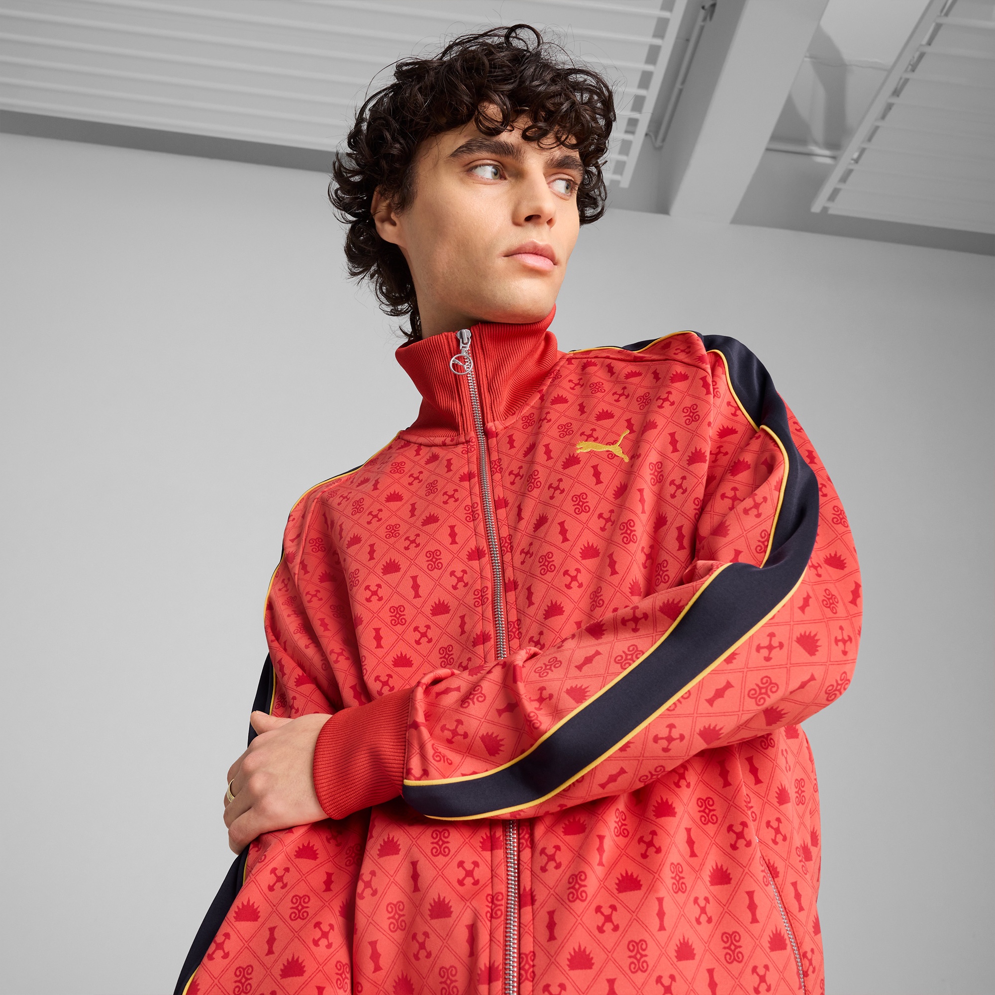 Puma T7 Track Erkek Kırmızı Ceket