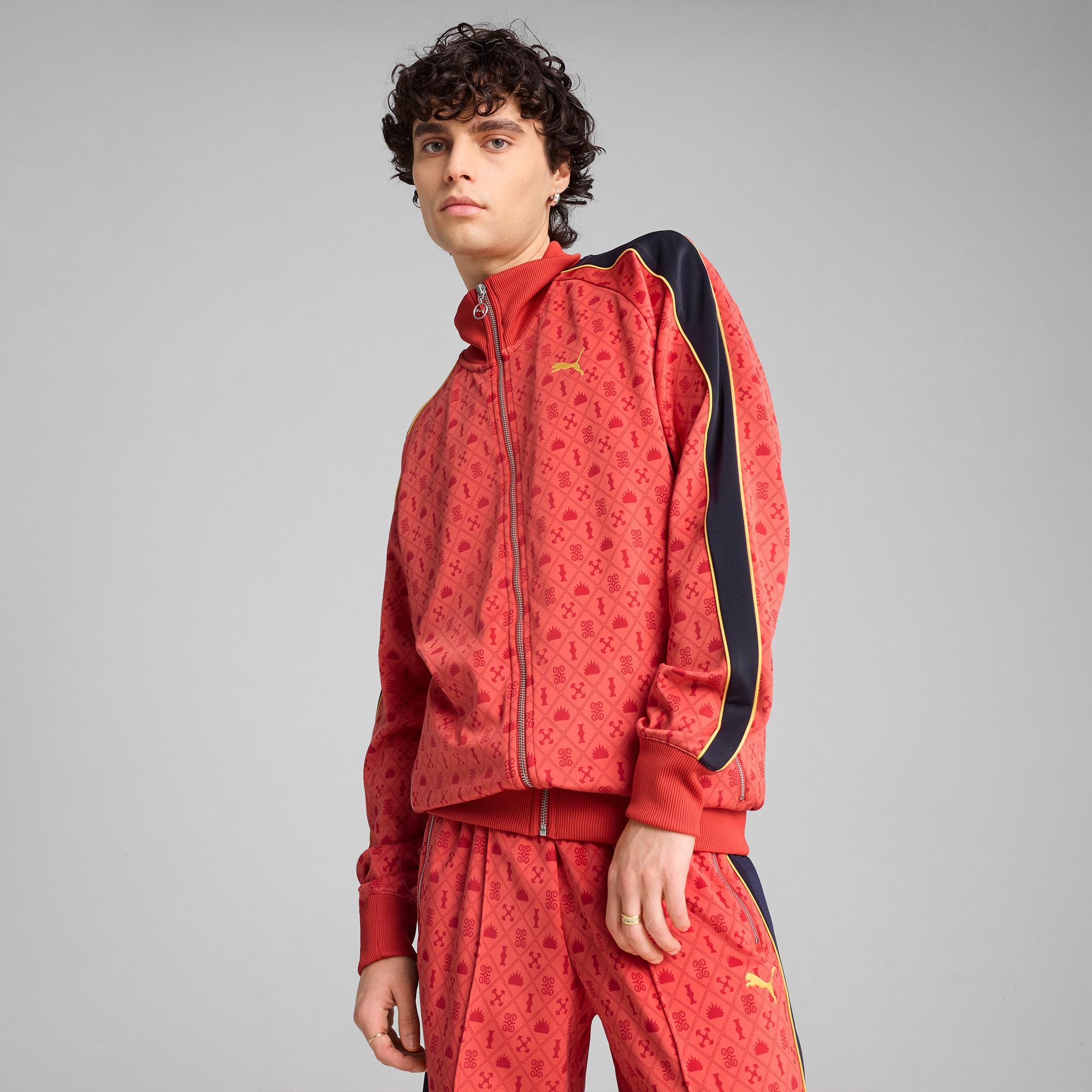 Puma T7 Track Erkek Kırmızı Ceket