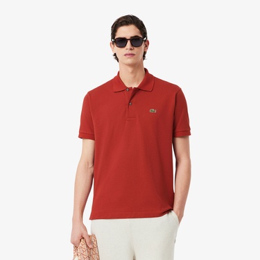  Lacoste L.12.12 Erkek Classic Fit Kırmızı Polo