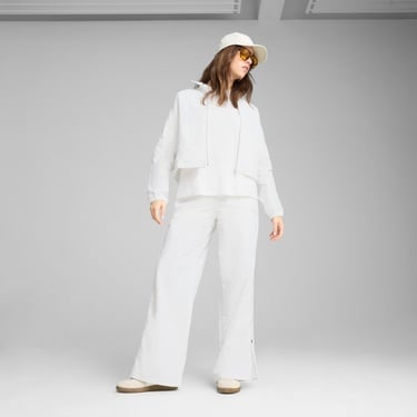  Puma Dare To Zip-Off Dokuma Kadın Beyaz Ceket