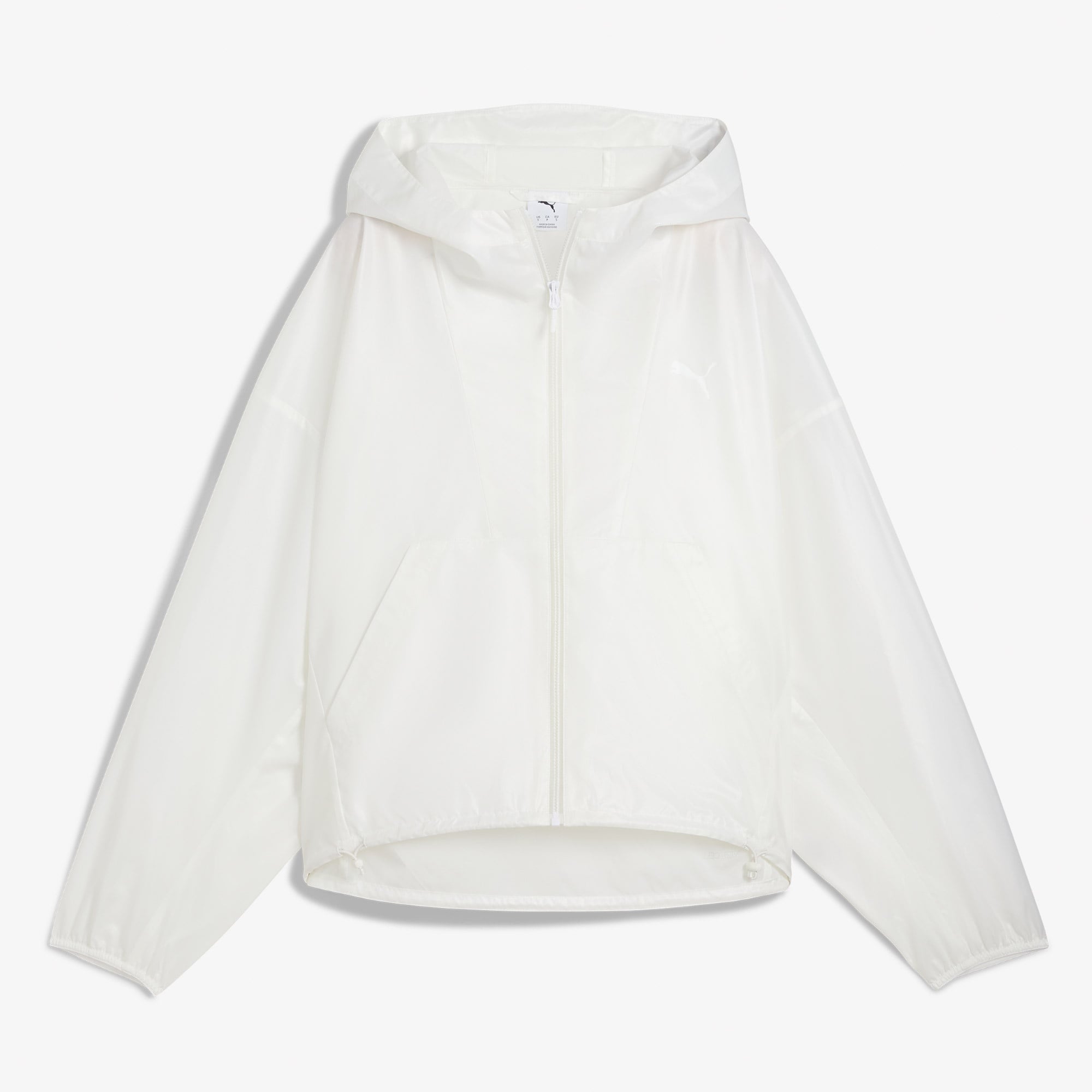 Puma Wardrobe Essentials Oversized Kadın Beyaz Rüzgarlık