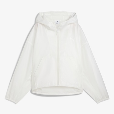  Puma Wardrobe Essentials Oversized Kadın Beyaz Rüzgarlık