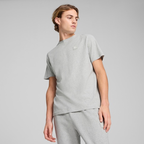  Puma Essentials Elevated Erkek Gri T-Shirt