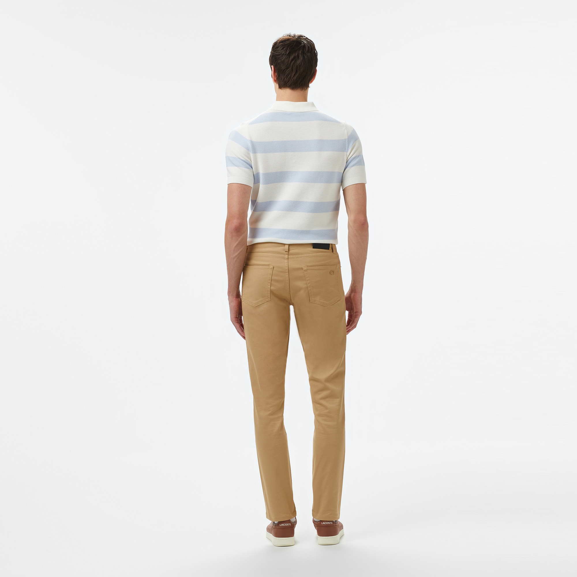 Lacoste Erkek Slim Fit Bej Jean Pantolon