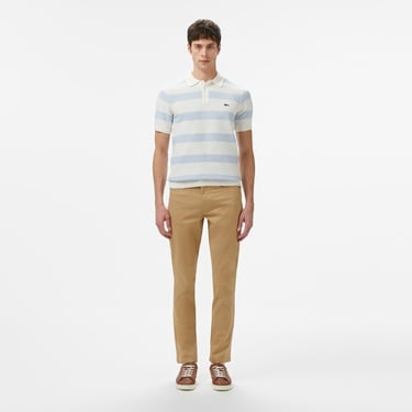  Lacoste Erkek Slim Fit Bej Jean Pantolon