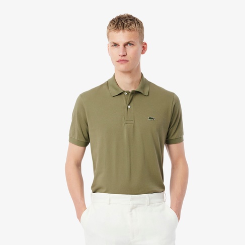  Lacoste L.12.12 Light Erkek Classic Fit Haki Polo