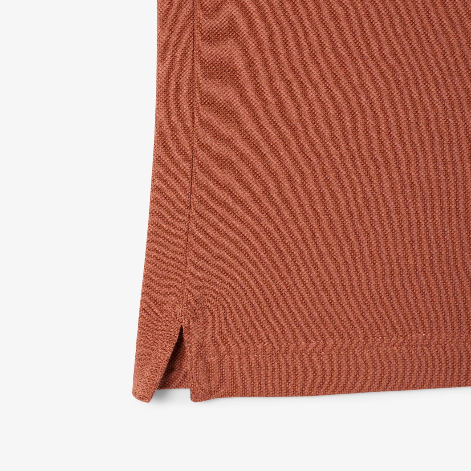 L.12.12 Erkek Slim Fit Kahverengi Polo