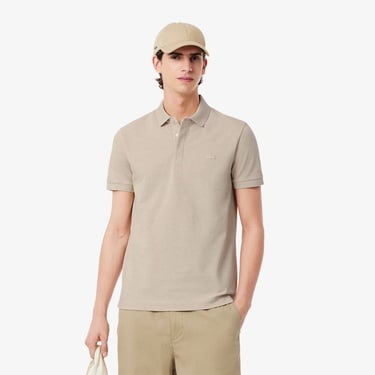  Lacoste Paris Erkek Regular Fit Bej Polo