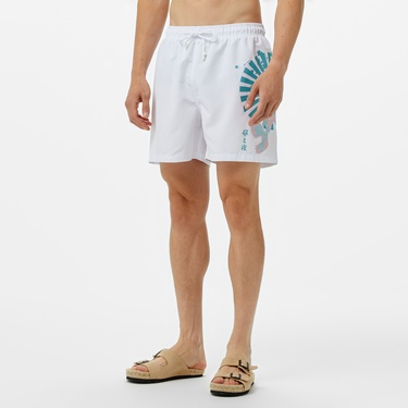  UNITED4 Erkek Beyaz Deniz Şortu
