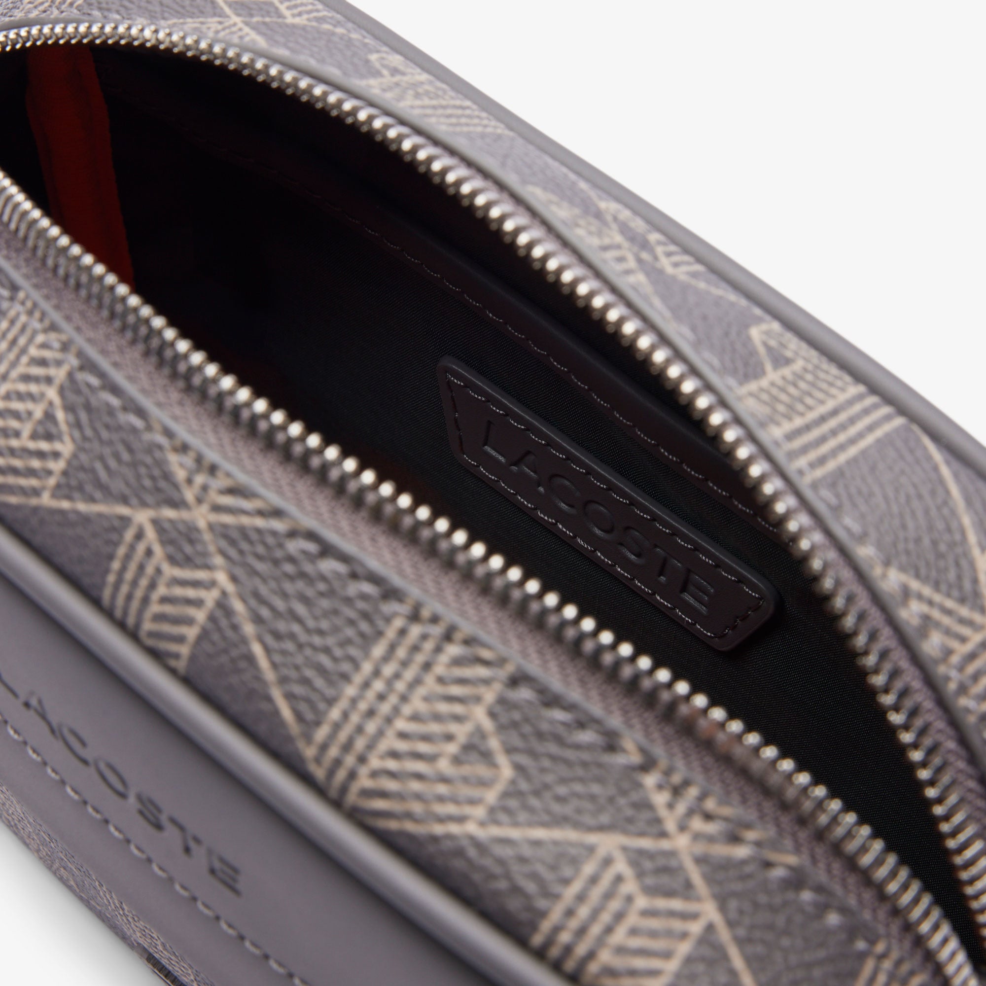 Lacoste The Blend Erkek Monogram Gri Postacı Çantası