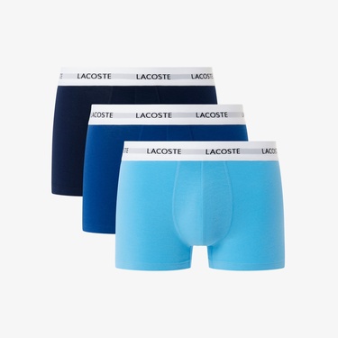  Lacoste Erkek 3'lü Renkli Boxer