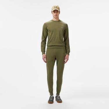  Lacoste Erkek Classic Fit Bisiklet Yaka Haki Sweatshirt