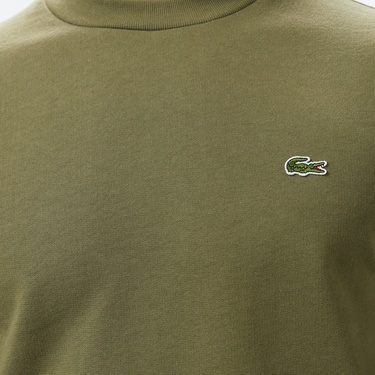  Lacoste Erkek Classic Fit Bisiklet Yaka Haki Sweatshirt
