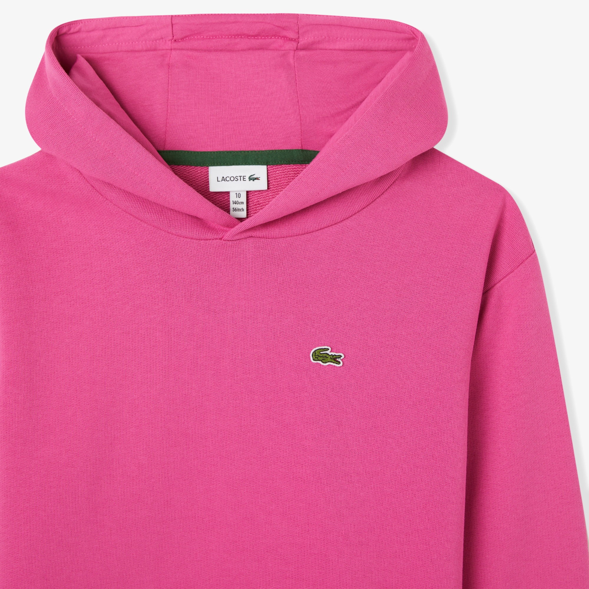 Lacoste Çocuk Kapüşonlu Pembe Sweatshirt