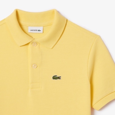  Lacoste Çocuk Regular Fit Sarı Polo