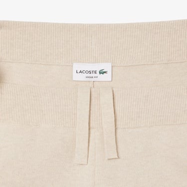  Lacoste Erkek Loose Fit Bej Eşofman Altı