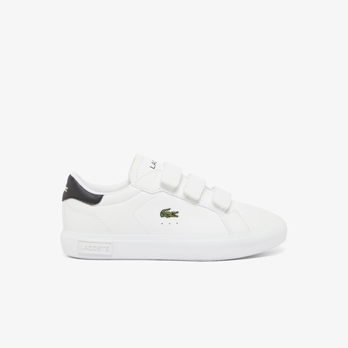  Lacoste Powercourt Çocuk Beyaz Sneaker