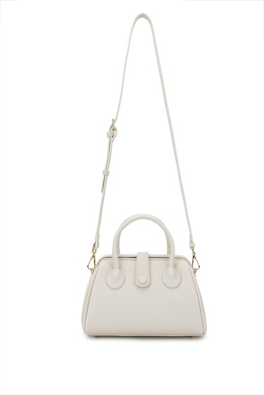  Tamer Tanca Kadın Vegan Bej Omuz Çanta