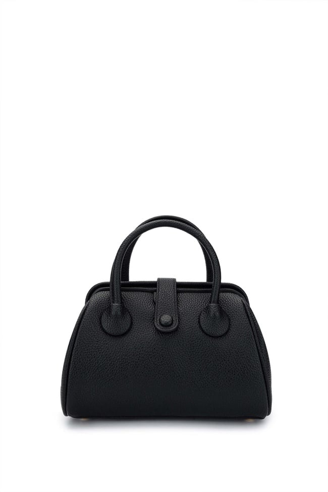  Tamer Tanca Kadın Vegan Siyah Omuz Çanta