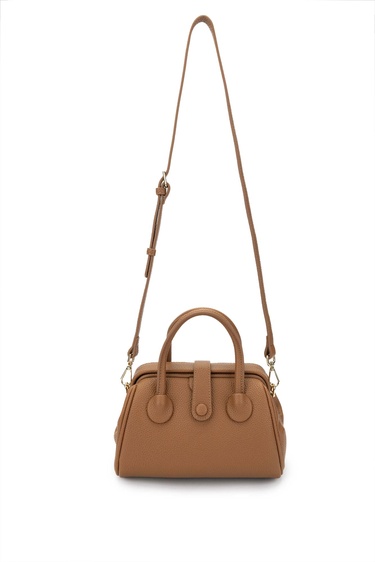  Tamer Tanca Kadın Vegan Camel Omuz Çanta