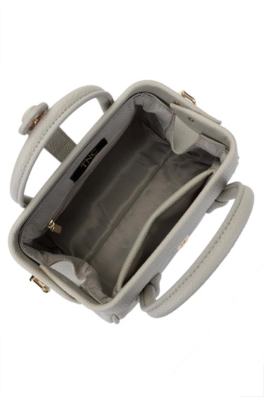  Tamer Tanca Kadın Vegan Gri Omuz Çanta