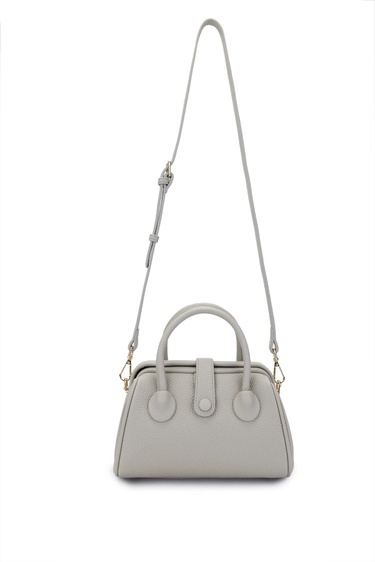  Tamer Tanca Kadın Vegan Gri Omuz Çanta