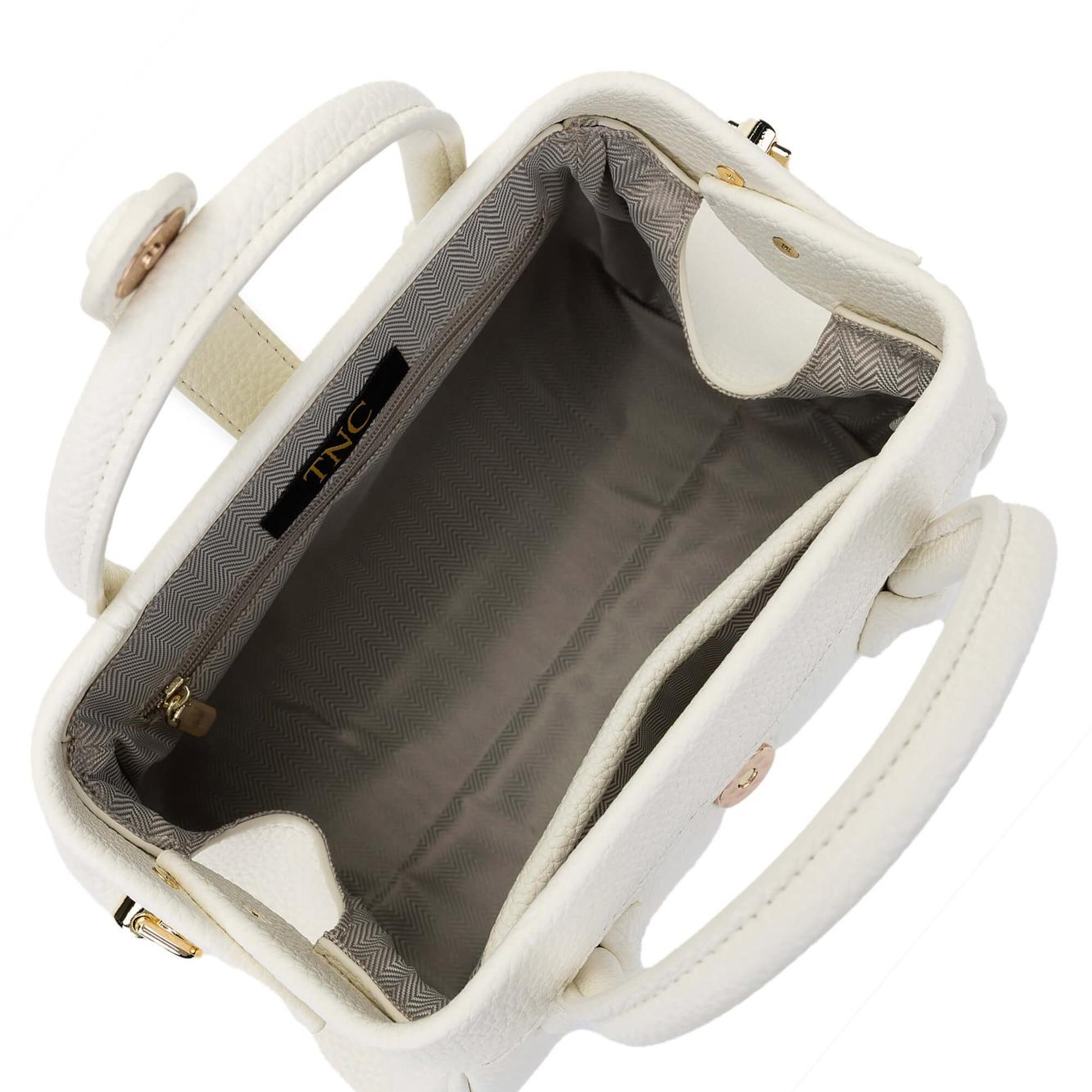 Tamer Tanca Kadın Vegan Beyaz Omuz Çanta