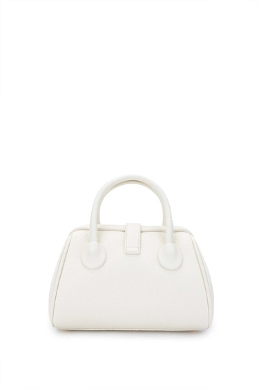  Tamer Tanca Kadın Vegan Beyaz Omuz Çanta