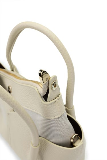  Tamer Tanca Kadın Vegan Bej Omuz Çanta