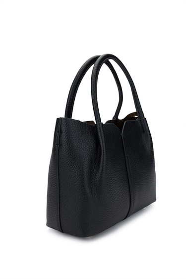  Tamer Tanca Kadın Vegan Siyah Omuz Çanta