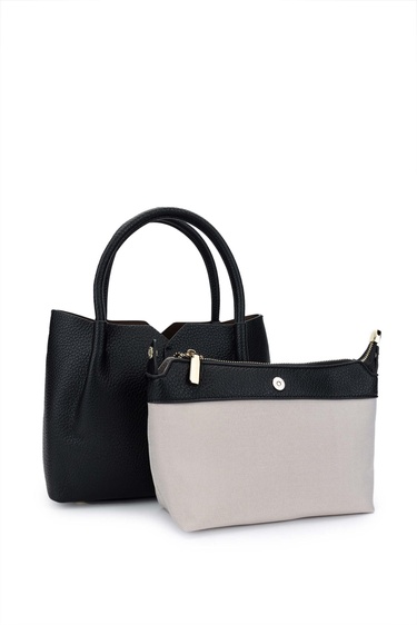  Tamer Tanca Kadın Vegan Siyah Omuz Çanta