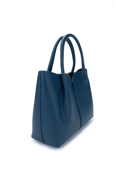  Tamer Tanca Kadın Vegan Mavi Omuz Çanta