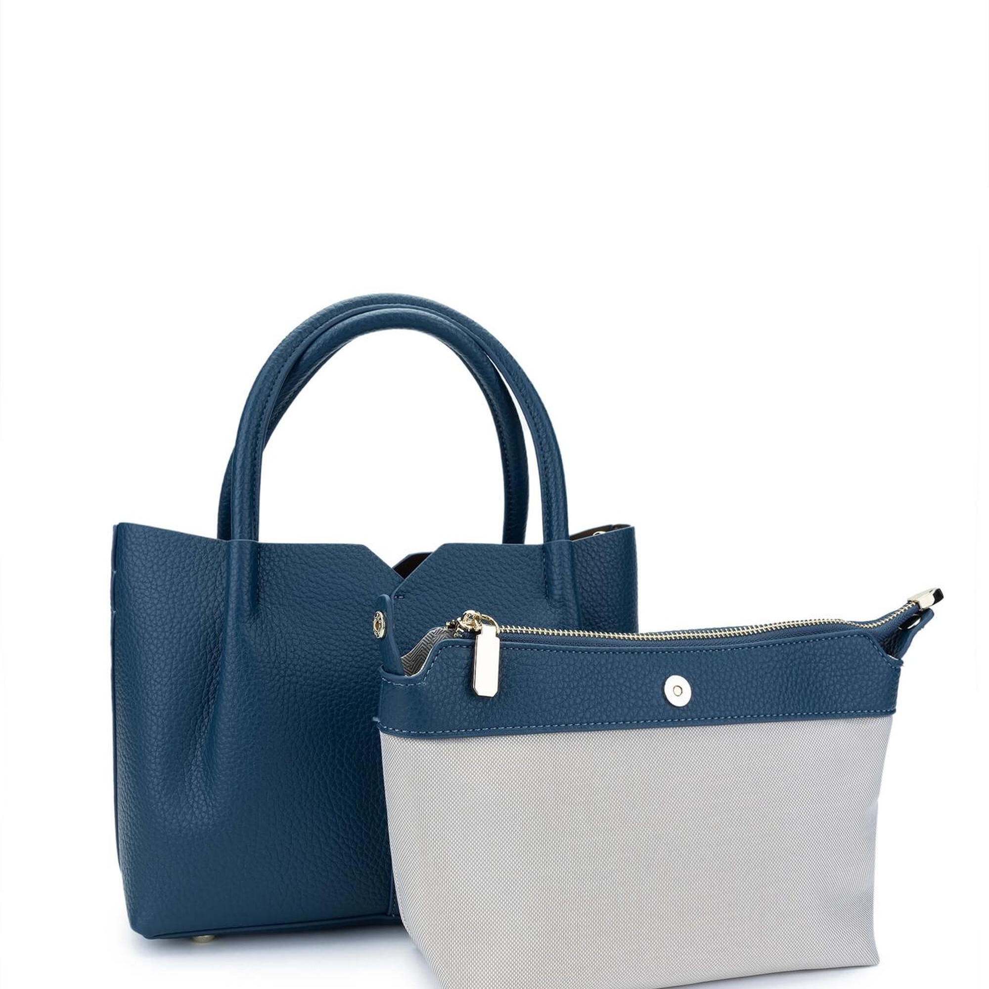 Tamer Tanca Kadın Vegan Mavi Omuz Çanta