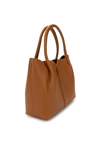  Tamer Tanca Kadın Vegan Camel Omuz Çanta