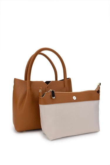  Tamer Tanca Kadın Vegan Camel Omuz Çanta