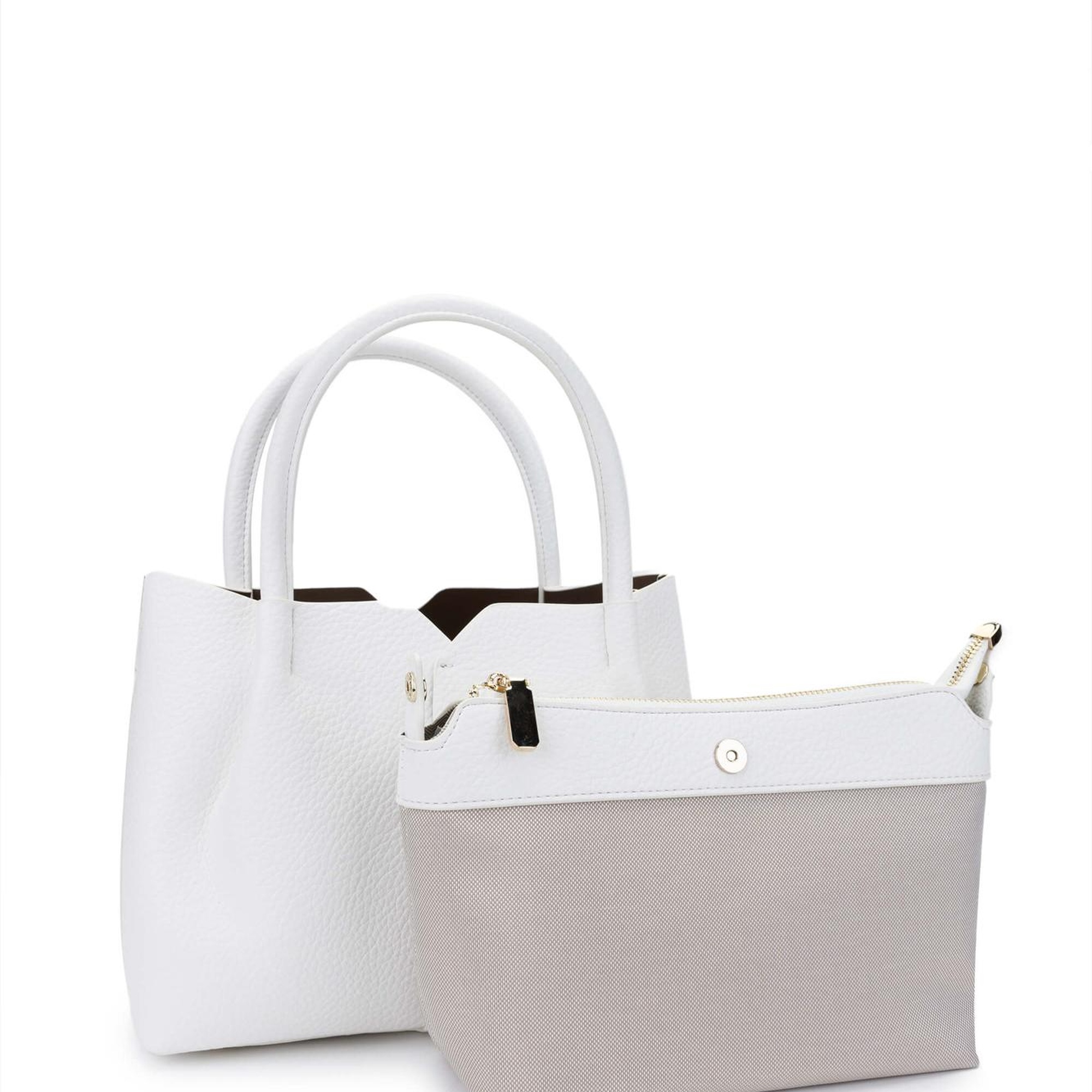 Tamer Tanca Kadın Vegan Beyaz Omuz Çanta