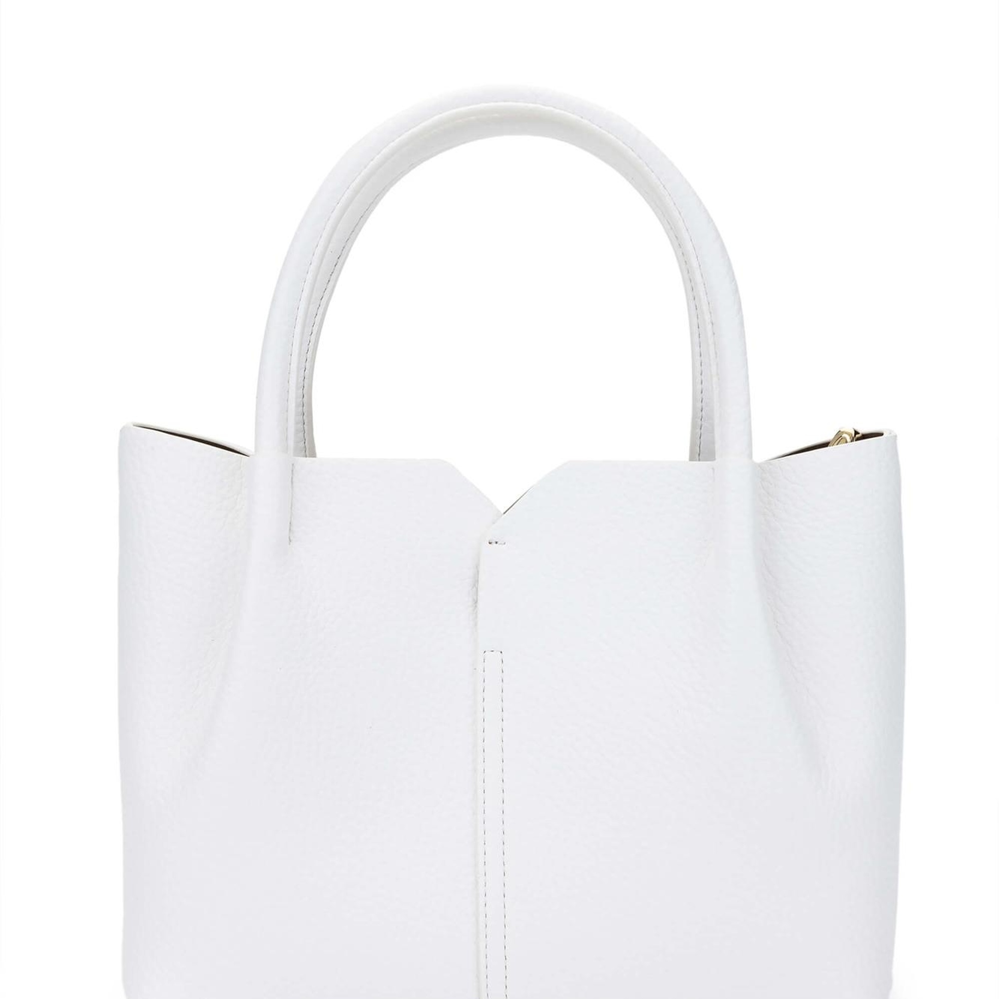 Tamer Tanca Kadın Vegan Beyaz Omuz Çanta