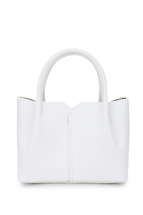  Tamer Tanca Kadın Vegan Beyaz Omuz Çanta