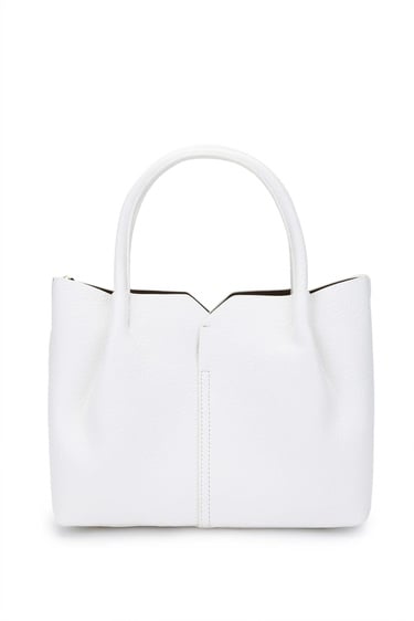  Tamer Tanca Kadın Vegan Beyaz Omuz Çanta