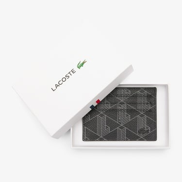  Lacoste The Blend Erkek Monogram Siyah Kartlık