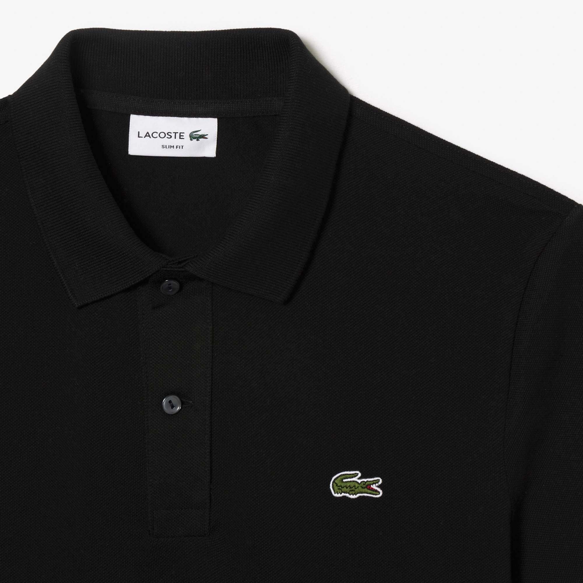 Lacoste L.12.12 Erkek Slim Fit Siyah Polo