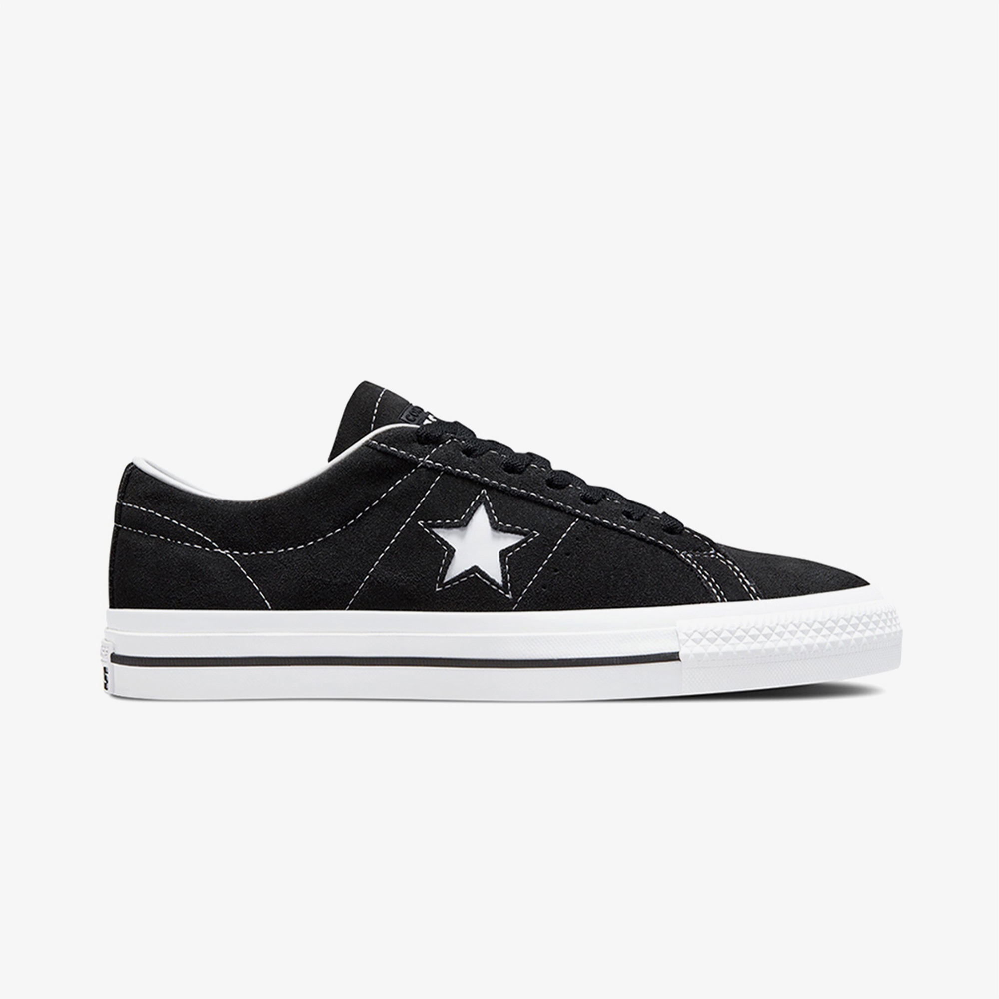 Converse Cons One Star Pro Unisex Siyah Süet Sneaker
