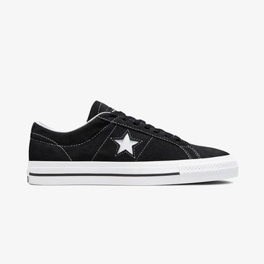 Converse Cons One Star Pro Unisex Siyah Süet Sneaker