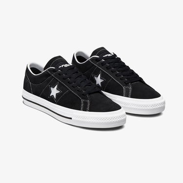  Converse Cons One Star Pro Unisex Siyah Süet Sneaker
