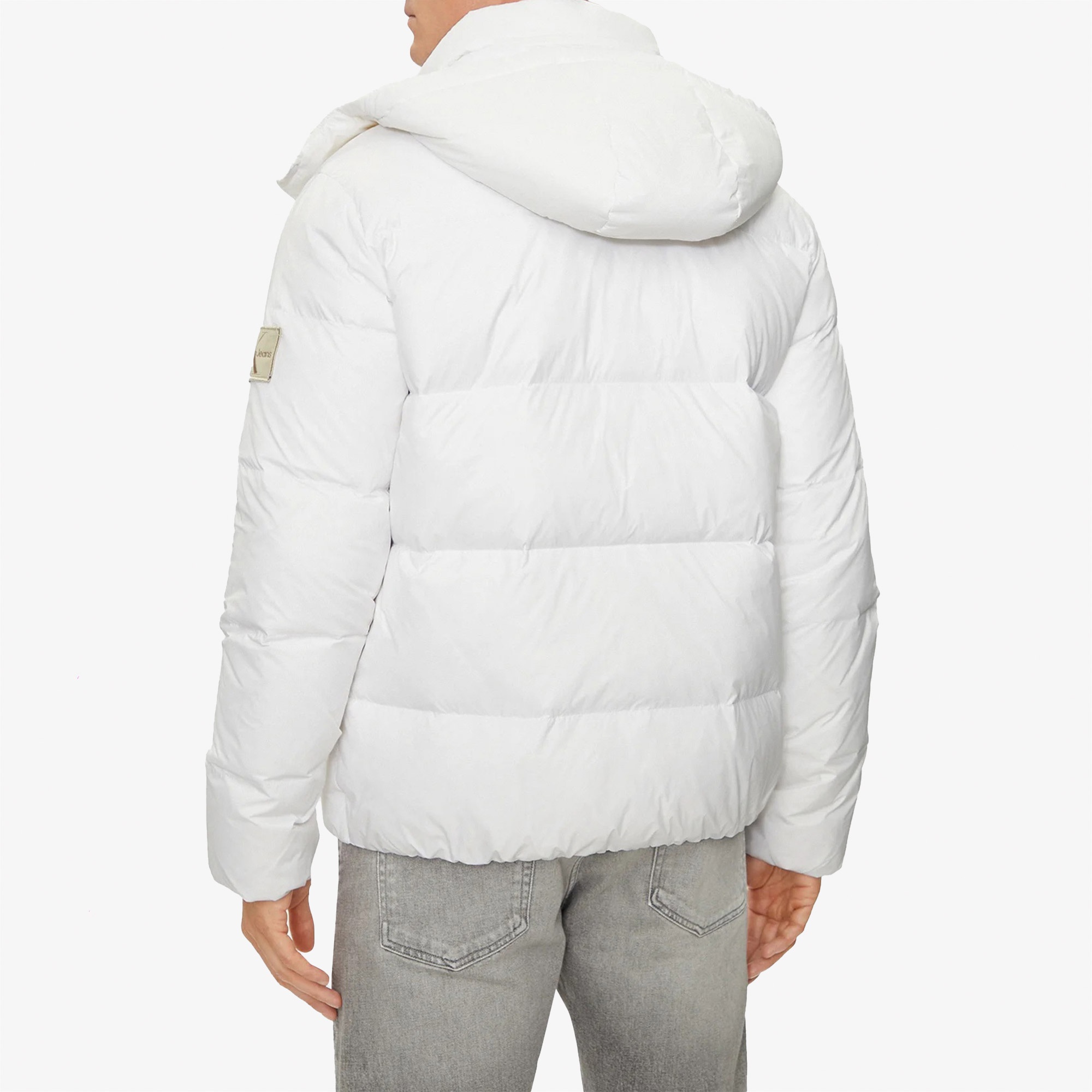Calvin Klein Jeans Essentials Down Erkek Beyaz Ceket