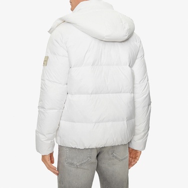  Calvin Klein Jeans Essentials Down Erkek Beyaz Ceket